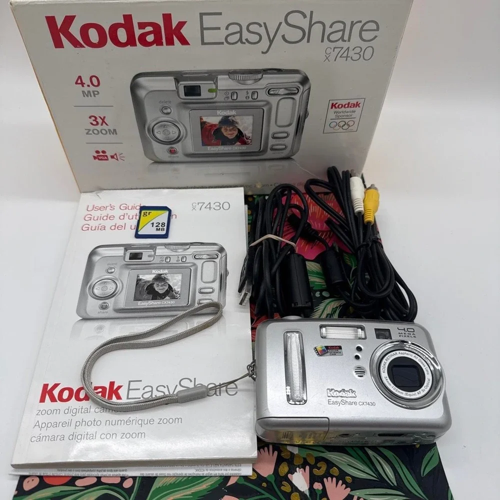 Kodak EasyShare CX7430‎ Digital Camera – Compact Point-and-Shoot Camera